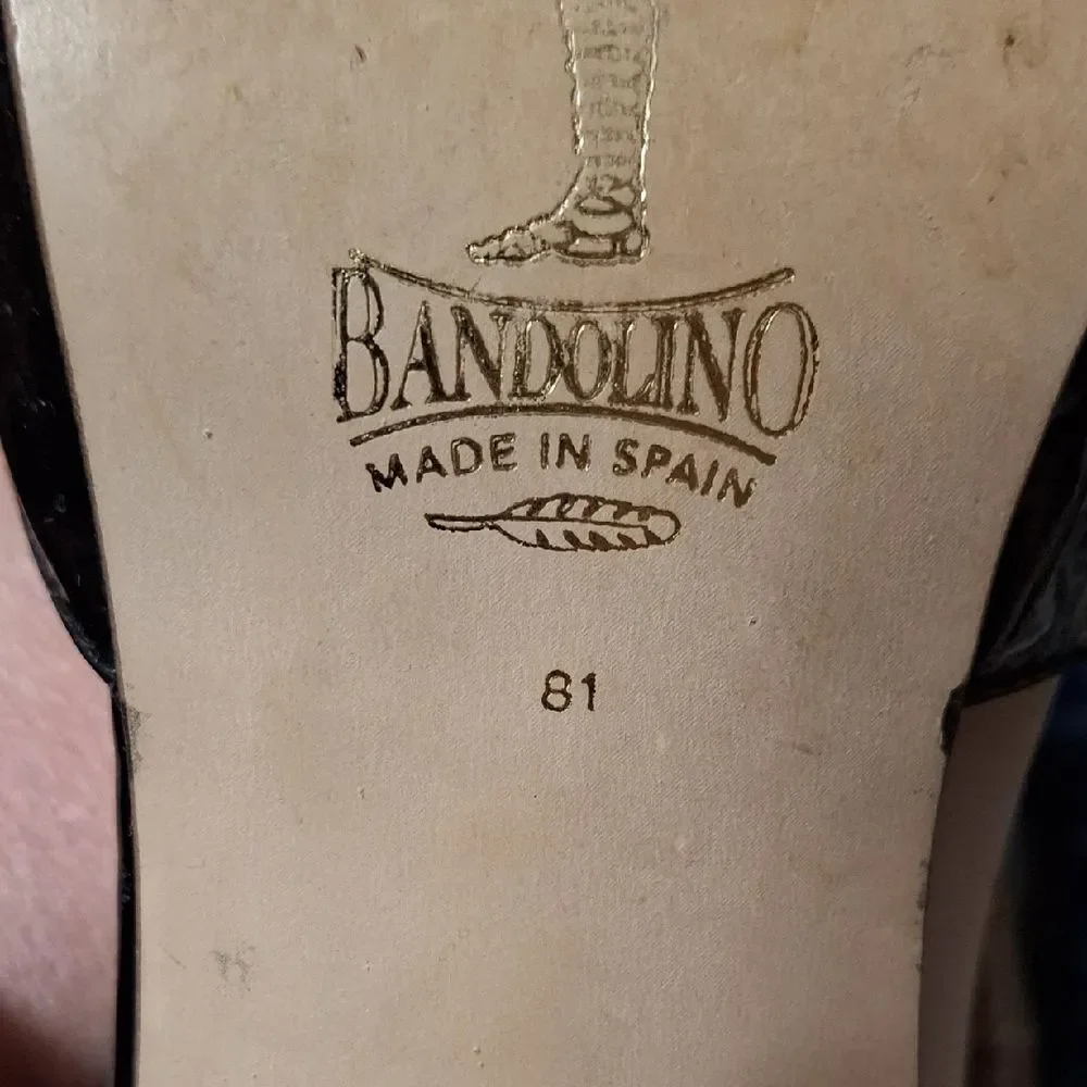 Bandolino Black Patent Leather Heels